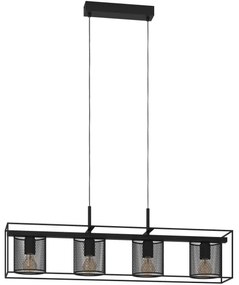 Eglo 43773 - Luster na lanku CATTERICK 4xE27/40W/230V