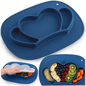 Silikónová doska na kŕmenie detí s korunkou Ricokids