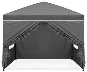 Bestent Záhradný altánok 3x3m skladací 4 steny Grey