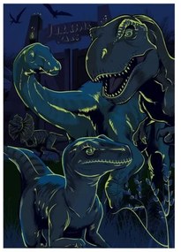 JURSKÝ SVET 100 XL neónové puzzle