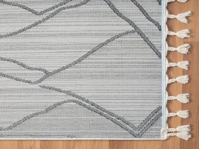 My Flair, Behúň Moroccan Magic CA40047 weiß, 80x250, čiernobiela, obývacia izba