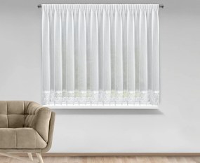 ZÁCLONA NA PÁSKE ARTEMIDA 350X155 CM BIELA