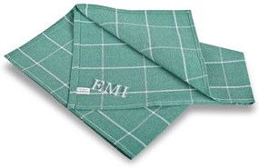 Utierky na riad kárované zelené set 3 ks EMI