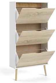 Skrinka na topánky v dubovom dekore Tvilum Oslo