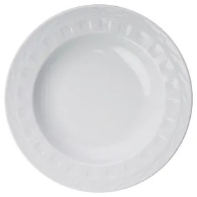 Jedálenská súprava 18 ks biela/porcelán