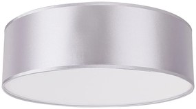CLX Stropné závesné svietidlo CORIGLIANO-ROSSANO, 3xE27, 40W, 40cm, kruhové, sivé