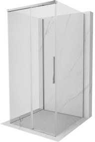 Mexen Rox-3S, 3-stenný sprchový kút 120 x 120 cm, 8mm číre sklo, chrómový profil, 8C2-120-120-01-00-3S