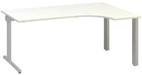 Ergonomický stôl ProOffice C 180 x 120/80 cm, pravý, biela