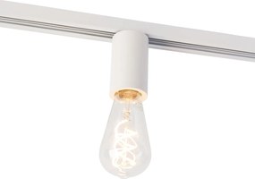 Zásuvka E27 so závesom na koľajnicu pre 1-fázovú koľajnicu biela - Jeana