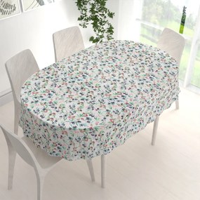 Biante Dekoračný oválny obrus Leona LN-145 Olivy na režnom 100x140 cm