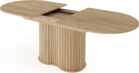 Rozkladací jedálenský stôl ROSELIN 180-220cm dub cremona