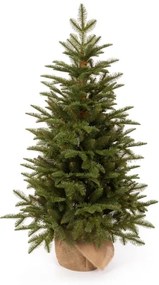 Vianočný stromček v kvetináči 3D Jedľa Prírodná 120cm
