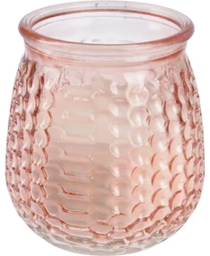 Repelentná sviečka Citronella, ružová, 160 g, 10 x 10 cm