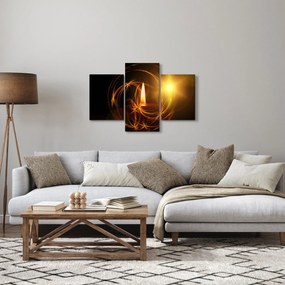 Obraz sviečky (90x60 cm)