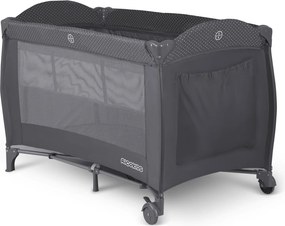 Ricokids Cestovná postieľka + matrac + taška 125 x 65 x 78 cm RK-242 antracit