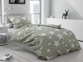Bavlnené obliečky Star sivá Rozmer obliečky: 70 x 90 cm | 140 x 200 cm