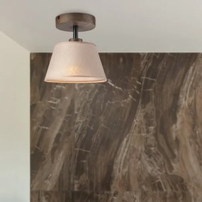 Brilagi - LED  Prisadený luster ANTHONY 1xE14/60W/230V dub orech/béžová