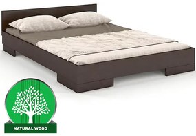 Posteľ drevené buk Skandica Spectrum Nízka 140x200 Palisander