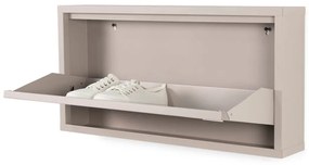 Sivo-béžová kovová skrinka na topánky Billy – Spinder Design