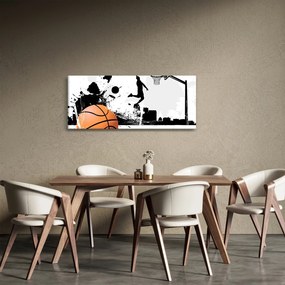 Obraz - Hráč basketbalu (120x50 cm)