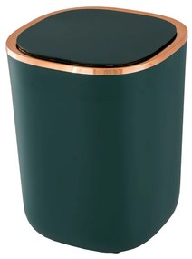 Gamma Gamma, automatický odpadkový kôš 12L, zelená-ružové zlato, GMA-KS-Z