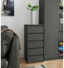 Komoda CL5 40 cm grafitově šedá