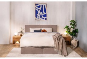 Boxspring posteľ taupe 160x200 cm Olia Bold – Bonami Selection