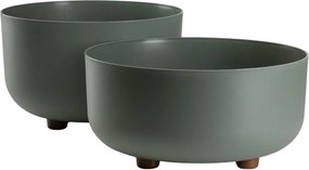 Plastový květináč na nožičkách TERRA 17x26,9 cm - výber z 5 prevedení