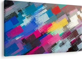 Obraz - Farebné ťahy štetcom (90x60 cm)