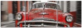 Obraz na plátne - Klasické americké auto - panoráma 5123FC (150x50 cm)