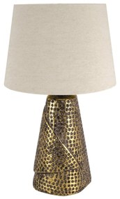 PROXIMA.store - Rustikálna stolná lampa MAGDA FARBA: zlatá