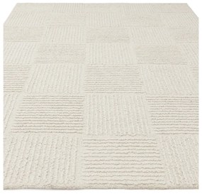 Slonovinový ručne tkaný vlnený koberec 160x230 cm Zennith Grid – Asiatic Carpets