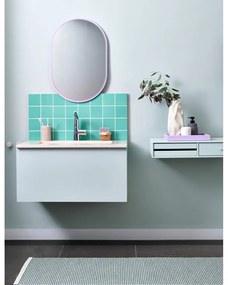 Svetlozelený vnútorný a vonkajší behúň 70x300 cm Mono Sage Army – Pappelina