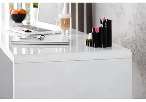 PC - stolík 36024 140x60cm Biely vysoký lesk  - Komfort-nábytok