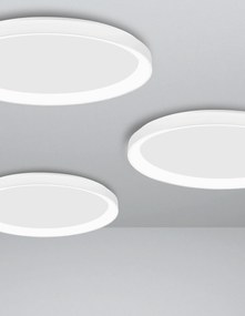 Novaluce Moderné stropné svietidlo Pertino 58 biele Farba: Čierna, Teplota svetla: 2700K, Verzia: 58