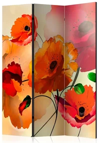 Artgeist Paraván - Velvet Poppies [Room Dividers]