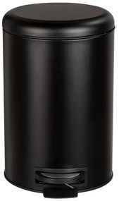 Čierny odpadkový kôš Wenko Leman Easy Close, 20 l