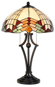 Stolná lampa Tiffany Montaq -  	Ø 40 cm