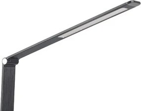 LED Stmievateľná stolná lampa s USB LED/7W/230V 3000K/4000K/5500K čierna