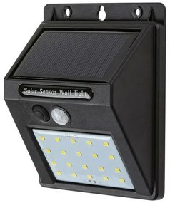 Rabalux 7880 Ostrava vonkajšie solární LED svietidlo s pohybovým senzorom, 12,5 cm