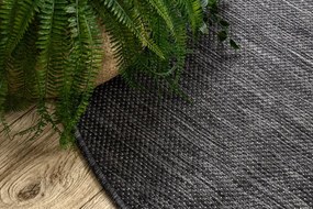 Koberec SIZAL SION A5165A čierny kruh