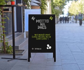 Toptabule.sk  SET - áčkový stojan + 4 tabule + príslušenstvo