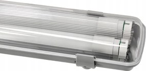 Sada 4x hermetické LED svietidlo 120 cm - lampa + LED trubice, garážová sada