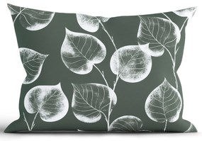 Bavlnená obliečka na vankúš Renforcé 50 x 70 cm - Eliot tmavo zelený