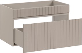 Comad Kúpeľňová skrinka pod umývadlo Iconic Cashmere 80 kašmír