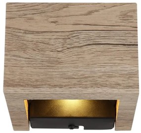 Globo 15553W1W - LED Nástenné svietidlo ALINA LED/8W/230V hnedá