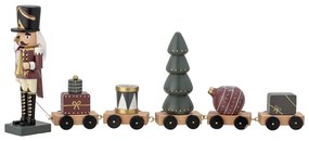 Drevený svietnik s vianočným motívom Vadim – Bloomingville