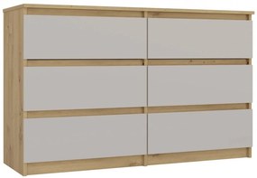 Komoda Malwa M6 120 cm dub artisan/kašmír