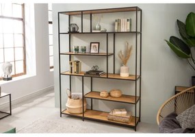 Knižnica/Regál 42026 135cm Slim Line Divoký Dub  - Komfort-nábytok