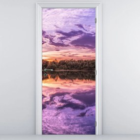 Fototapeta na dvere - Fialové nebo (95x205cm)